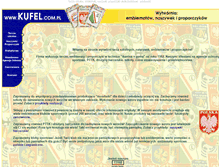 Tablet Screenshot of kufel.com.pl